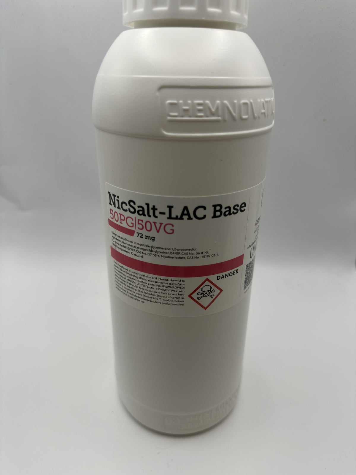 Nicotine Lactate 50/50 PG/VG 72mg 1000ml