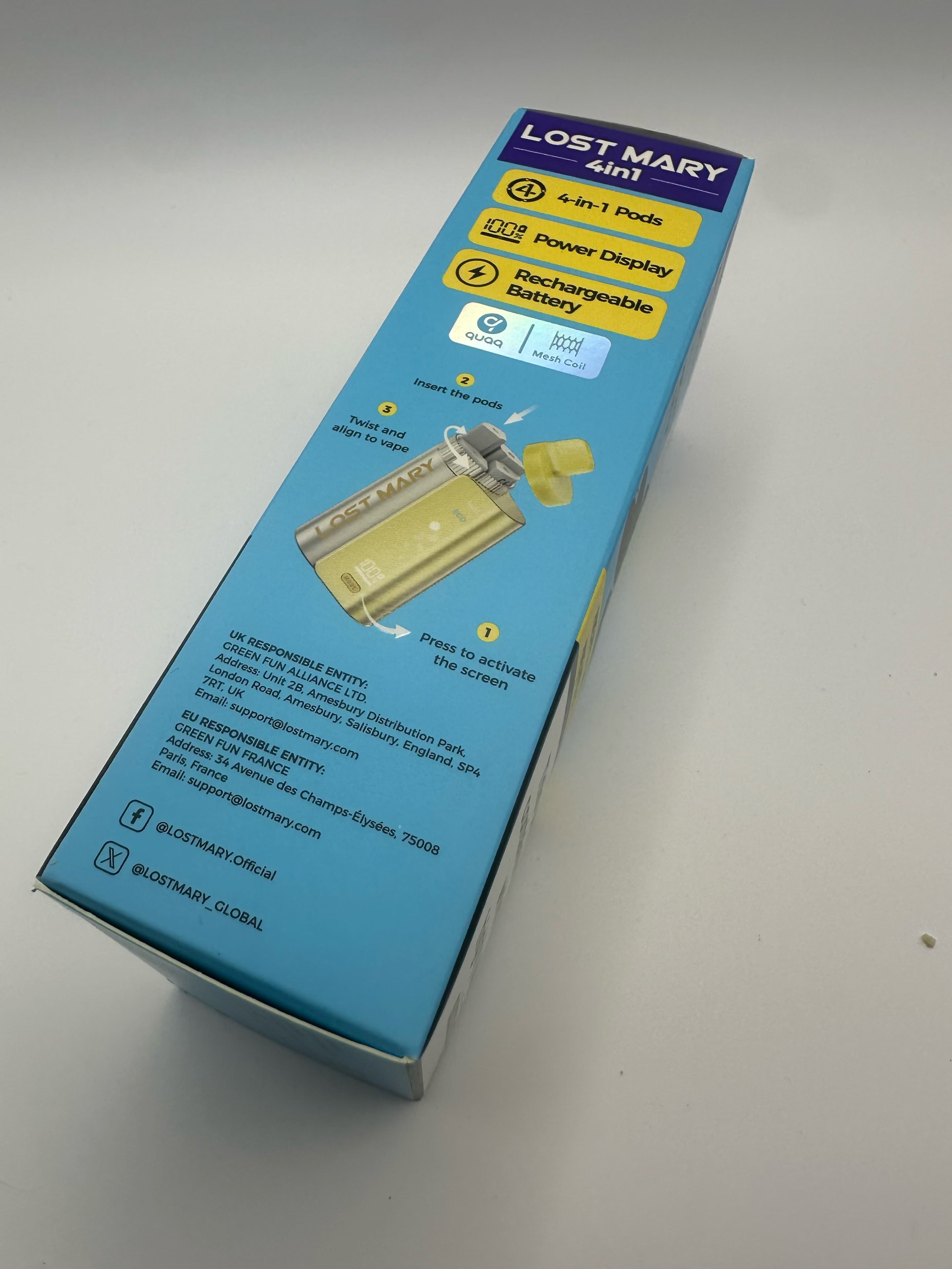 Lost Mary 4-In-1 Prefilled Pod Kit - Pineapple Edition
