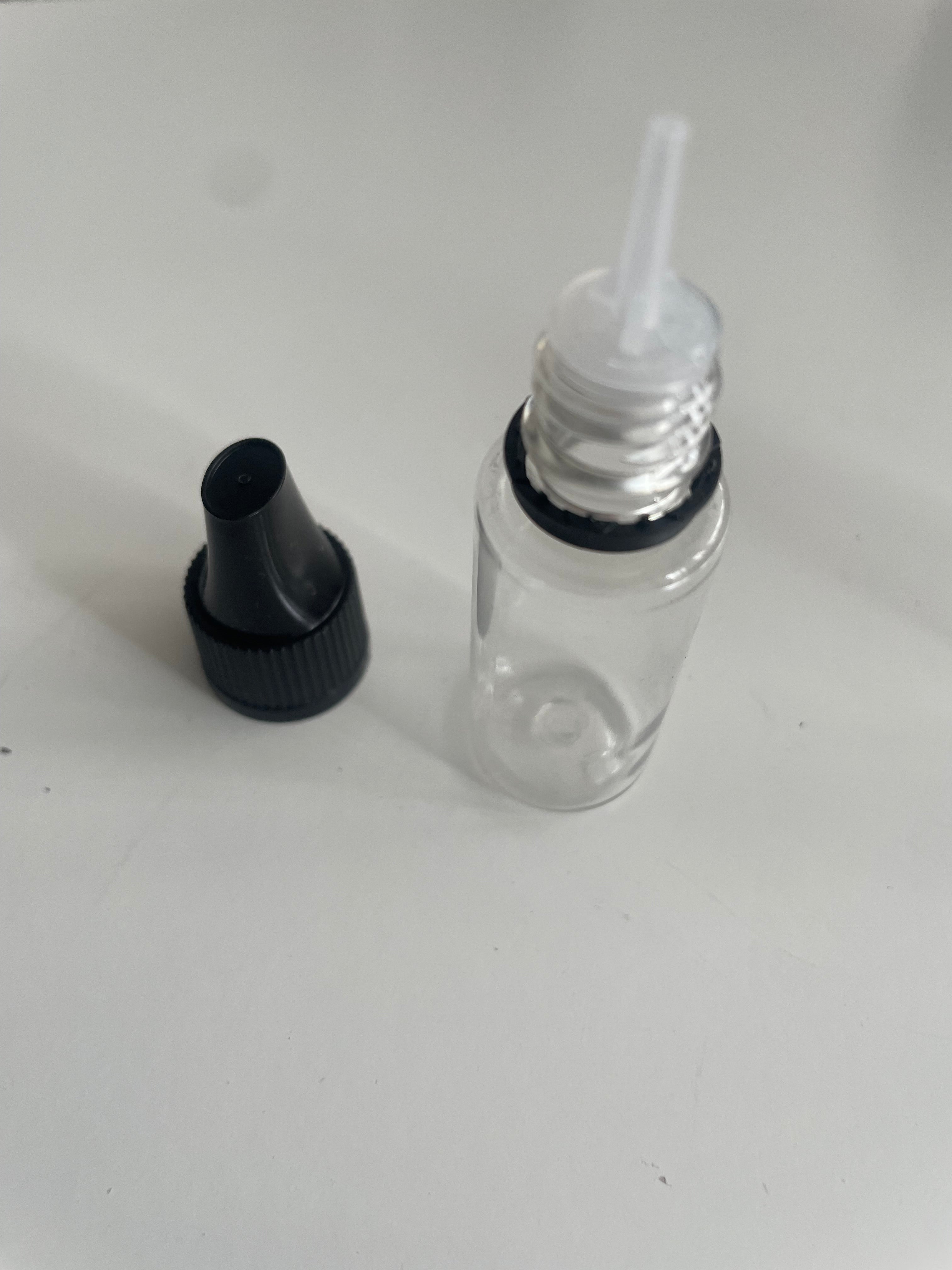 10ml Clear Bottle Empty Oil Dropper Bottles EU UK TPD Compliant x1
