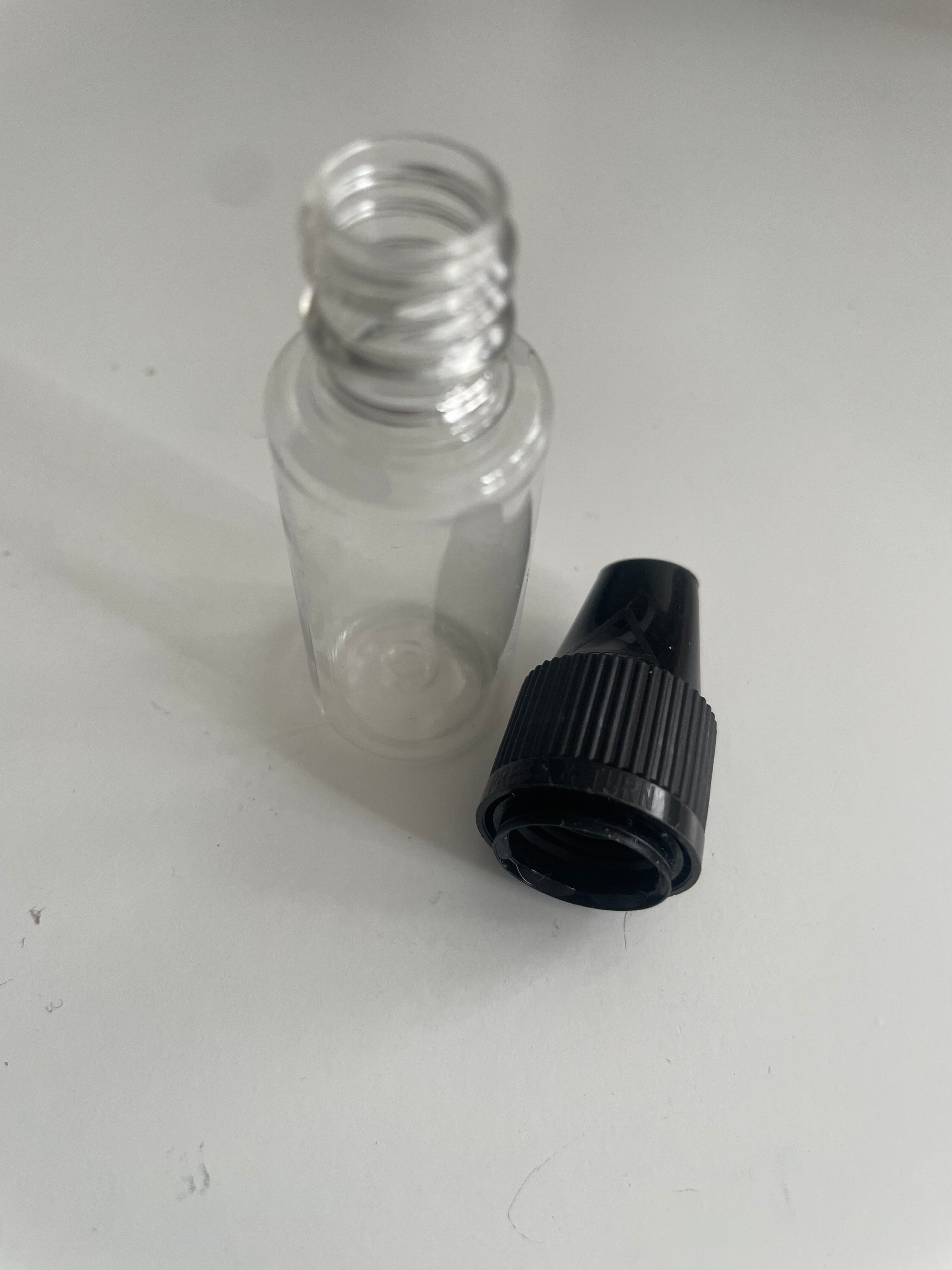 10ml Clear Bottle Empty Oil Dropper Bottles EU UK TPD Compliant x10