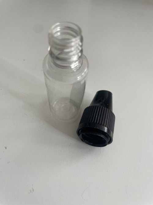 10ml Clear Bottle Empty Oil Dropper Bottles EU UK TPD Compliant x10